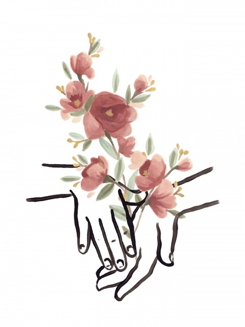 Hands and Flowers III