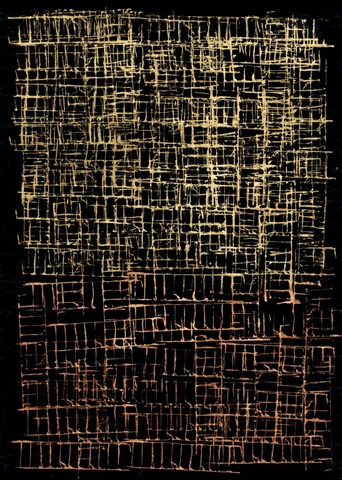 Printed Crosshatch I