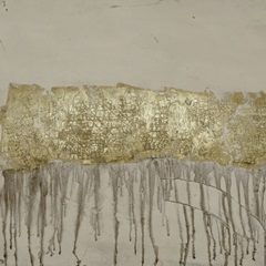 Printed Gilded Neutral Ravine I