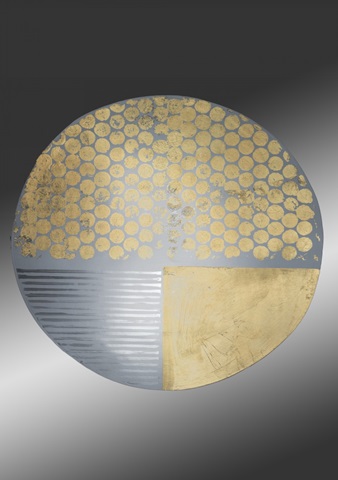 Printed Gold Orbit I