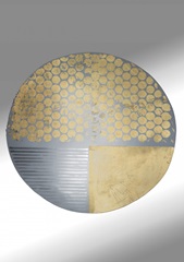 Printed Gold Orbit II