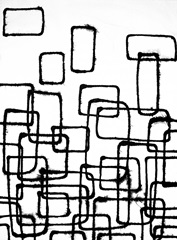 Printed Linear Effervescence I