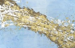 Printed Mistral V in Azure