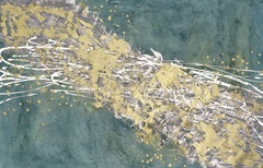 Printed Mistral VI in Sea Green