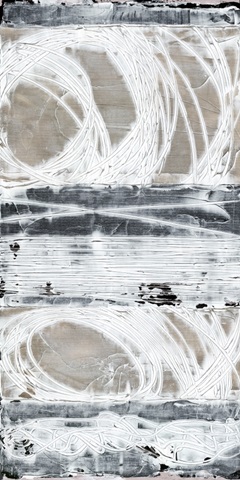 Printed White Washed Abstract II