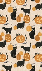 Pumpkin Patch Cats Collection E