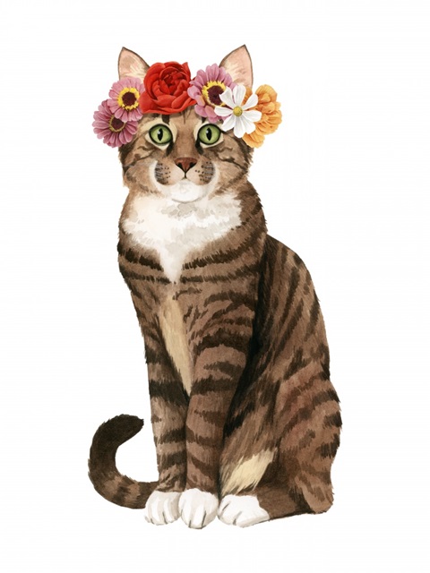 Flower Crown Cats II