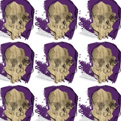 Mod Skull Collage Collection F