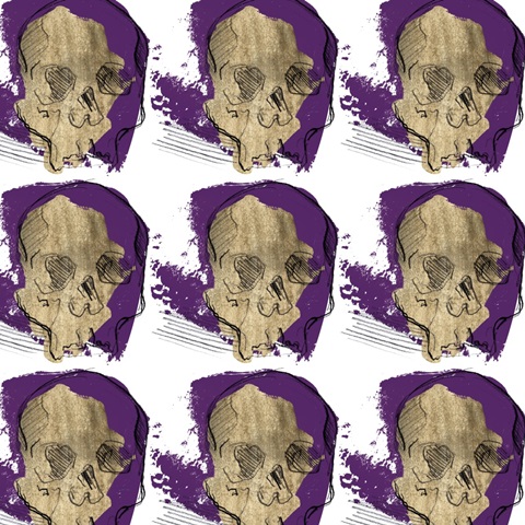 Mod Skull Collage Collection F