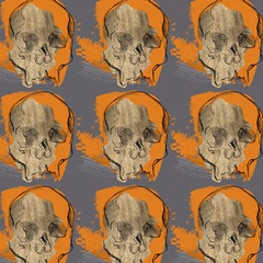 Mod Skull Collage Collection G