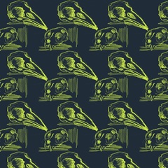 Mod Skull Collage Collection H