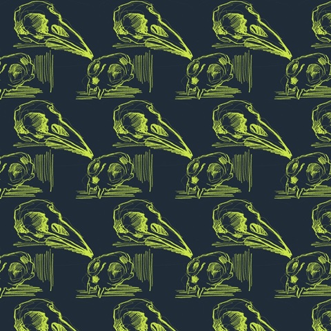 Mod Skull Collage Collection H