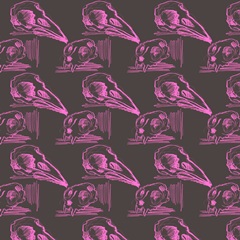 Mod Skull Collage Collection I