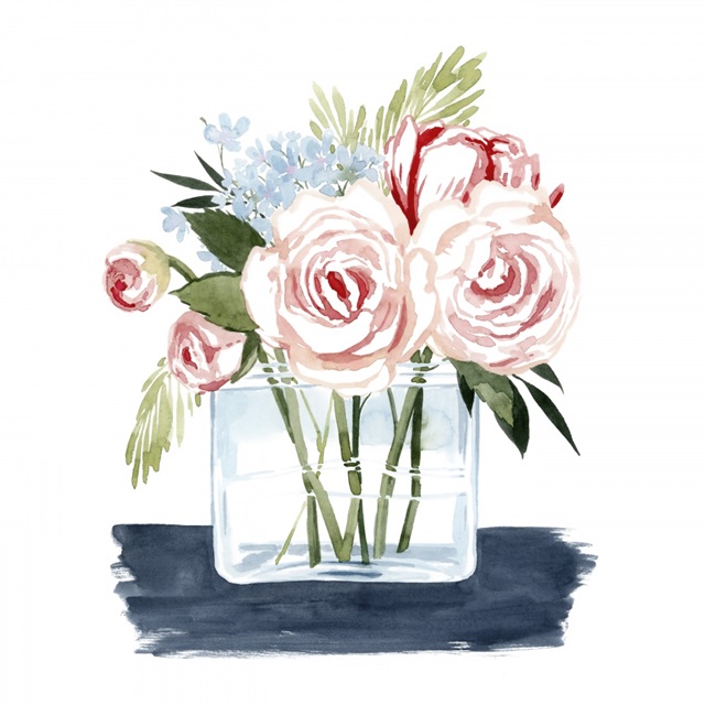 Loose Watercolor Bouquet II