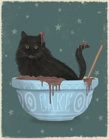 Black Cat Mixing Bowl