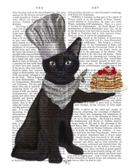 Black Cat Pancakes Book Print