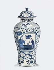 Chinoiserie Cherry Blossom Picker, Blue