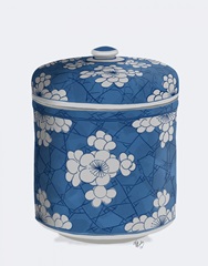 Chinoiserie Cherry Blossom Pot, Blue