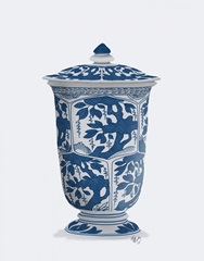 Chinoiserie Vase Tree Blue