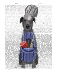 Deerhound Chef Book Print