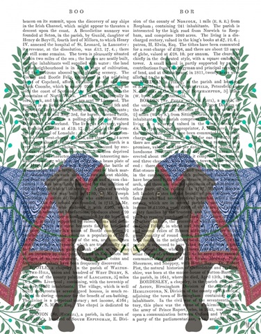 Elephant Twins, Animalia Book Print