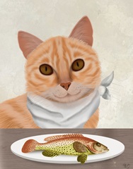 Ginger Cat Fish Dinner