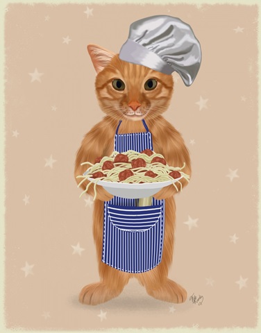 Ginger Cat Pasta Chef