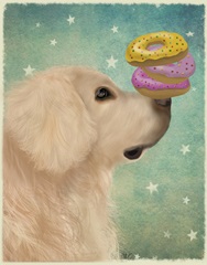 Golden Retriever Donuts