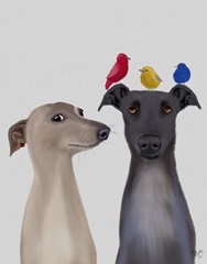 Greyhounds and Birds