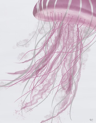 Jellyfish Drift in Pink