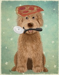 Labradoodle Pizza