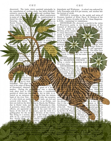 Leaping TIger, Animalia Book Print