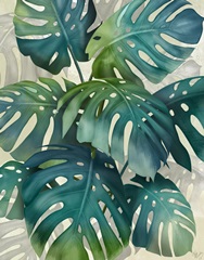Monstera Tropical Tones