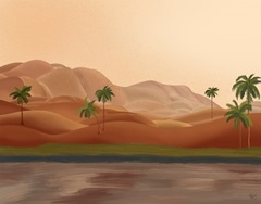 Palm Oasis Landscape