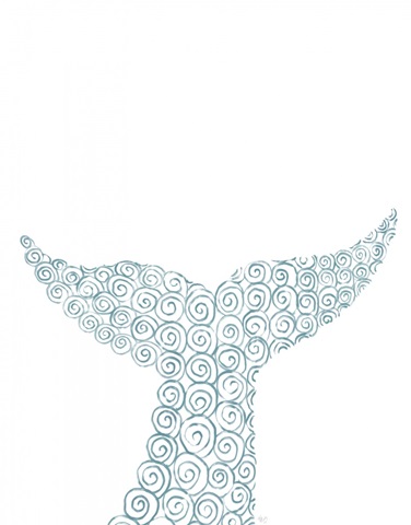 Swirly Whale Tail