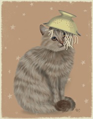 Tabby Cat Colander