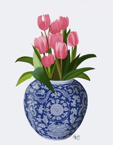 Tulips and Vase