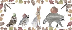 Cute Autumn Forest Collection D