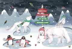 North Pole Friends Collection A