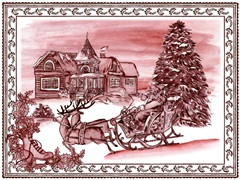 Christmas Wonderland Toile Collection A