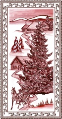 Christmas Wonderland Toile Collection B