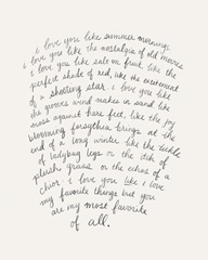 Letter to a Lover I