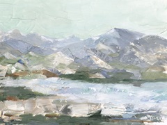 Pastel Mountain View I