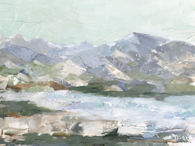 Pastel Mountain View I