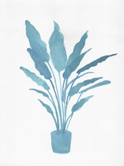 Watercolor House Plant I