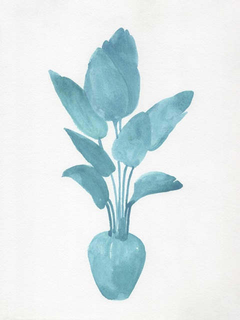 Watercolor House Plant II