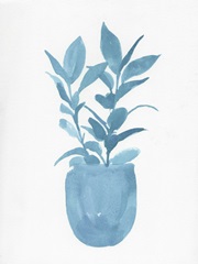 Watercolor House Plant III