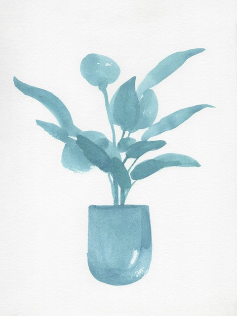 Watercolor House Plant VI