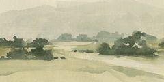 Watercolor Pasture II