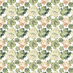 Stained Glass Succulents Collection F